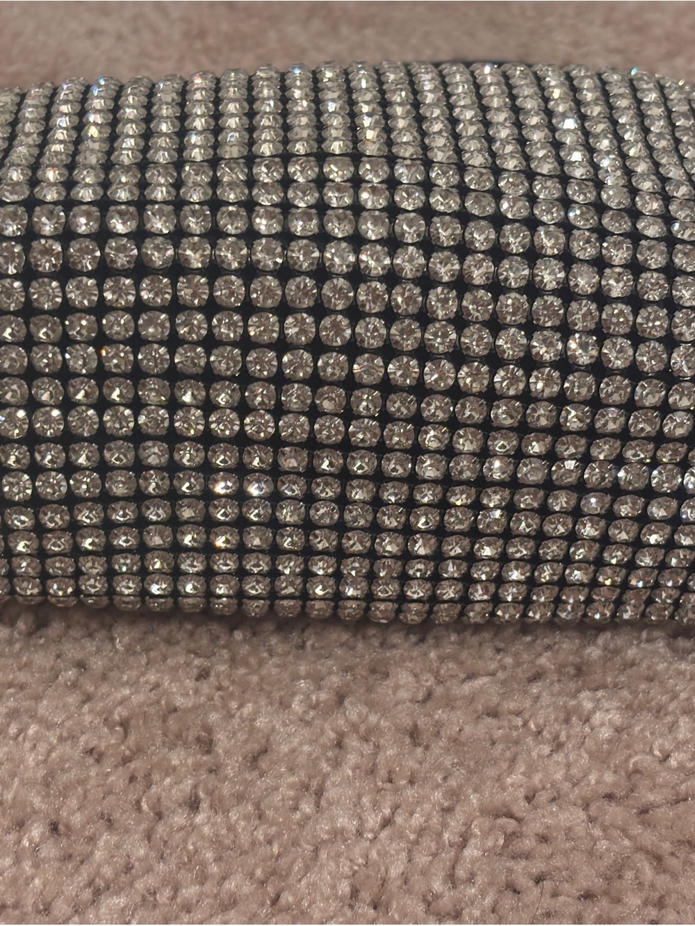 Alexander Wang Silver Crystal Mini Bag with Black Strap - Picture 9 of 16